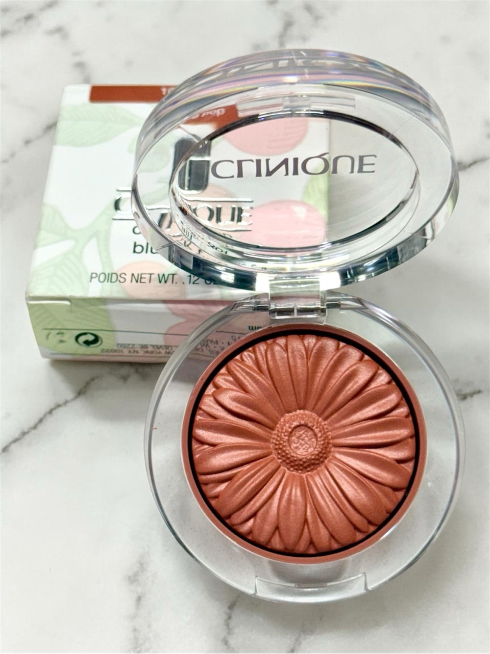 Clinique Cheek Pop Blush Pop 10 Fig Pop 3.5g Powder Blush New With Box